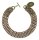 Konplott - Unchained - brown, antique brass, necklace collier
