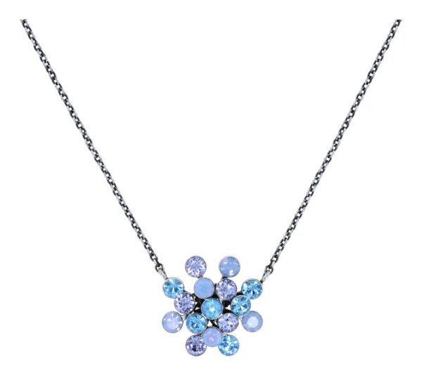 Konplott - Magic Fireball CLASSIC - blue, antique silver, necklace pendant