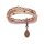 Konplott - Petit Glamour dAfrique - Rosa, Antikkupfer, Armband auf Gummiband