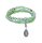 Konplott - Petit Glamour dAfrique - green, antique silver, bracelet elastic