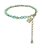 Konplott - Water Cascade - green, antique brass, bracelet