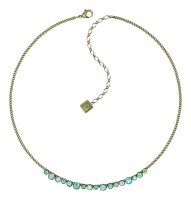 Konplott - Water Cascade - green, antique brass, necklace