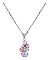 Konplott - Water Cascade - pink, antique silver, necklace...