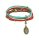 Konplott - Petit Glamour dAfrique - multi, antique brass, bracelet elastic