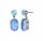 Konplott - Afternoon Tea de Luxe - pastel multi, antique silver, earring stud dangling