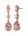 Konplott - Afternoon Tea de Luxe - beige, antique copper, earring stud dangling