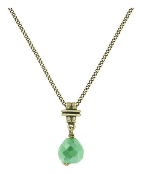 Konplott - Merry Go Round - green, antique brass, necklace pendant