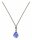 Konplott - Merry Go Round - dark blue, antique brass, necklace pendant
