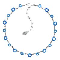 Konplott - Sporty Glimpse - Blau, Antiksilber, Halskette