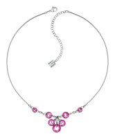 Konplott - Sporty Glimpse - pink, antique silver, necklace