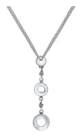 Konplott - Sporty Glimpse - white, antique silver, necklace