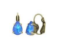 Konplott - Daily Desire - blue, antique brass, earring...