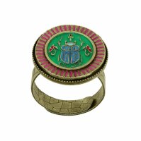 Konplott - Medallion - multi, antique brass, ring