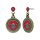 Konplott - Medallion - multi, antique brass, earring stud dangling