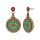 Konplott - Medallion - multi, antique brass, earring stud dangling