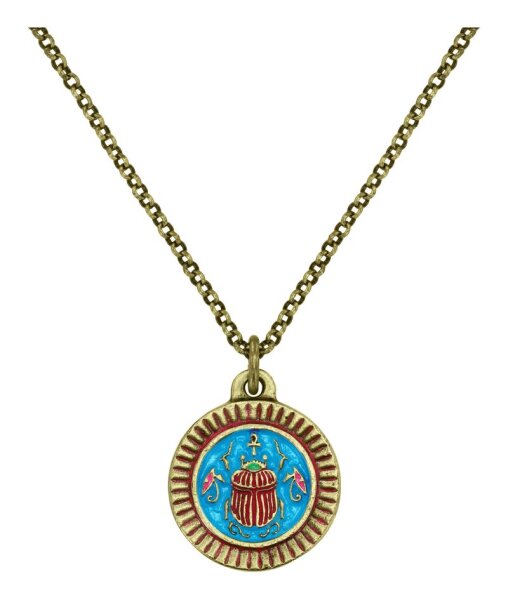 Konplott - Medallion - multi, antique brass, necklace pendant