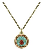 Konplott - Medallion - multi, antique brass, necklace...