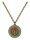 Konplott - Medallion - multi, antique brass, necklace pendant, long