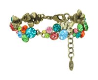 Konplott - Petit Glamour - multi, antique brass, bracelet