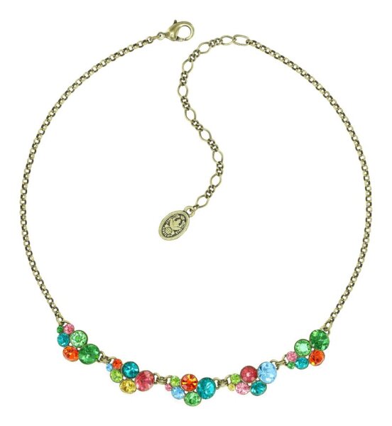 Konplott - Petit Glamour - multi, antique brass, necklace