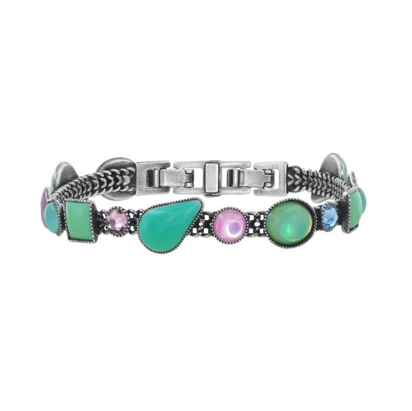 Konplott - Afternoon Bling - pastel multi, antique silver, bracelet