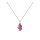 Konplott - Afternoon Bling - red, antique silver, necklace pendant