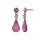 Konplott - Afternoon Bling - dark rose, antique silver, earring stud dangling