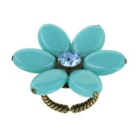 Konplott - Daisy Dance - Iight blue/blue, antique brass,...