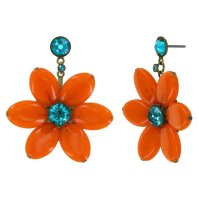 Konplott - Daisy Dance - orange/blue, antique brass,...