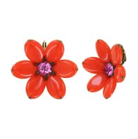 Konplott - Daisy Dance - orangered/pink, antique brass,...