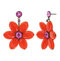 Konplott - Daisy Dance - orangered/pink, antique brass,...