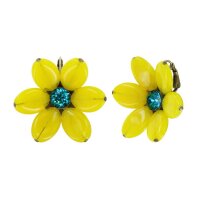 Konplott - Daisy Dance - yellow/blue, antique brass,...