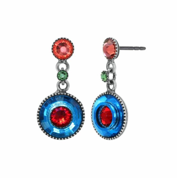 Konplott - Donutissima - multi, antique silver, earring stud dangling