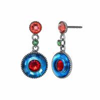 Konplott - Donutissima - multi, antique silver, earring...