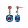 Konplott - Donutissima - multi, antique silver, earring stud dangling