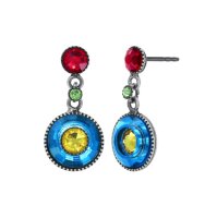 Konplott - Donutissima - multi, antique silver, earring...