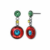 Konplott - Donutissima - multi, antique silver, earring...