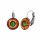 Konplott - Donutissima - multi, antique silver, earring eurowire