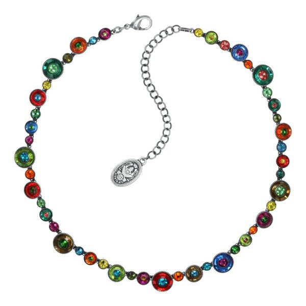 Konplott - Donutissima - multi, antique silver, necklace