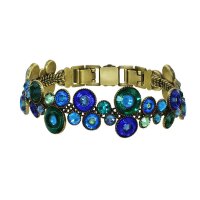 Konplott - Donutissima - blue, antique brass, bracelet