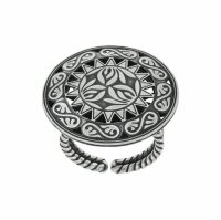 Konplott - Shades of Light - silver, antique silver, ring