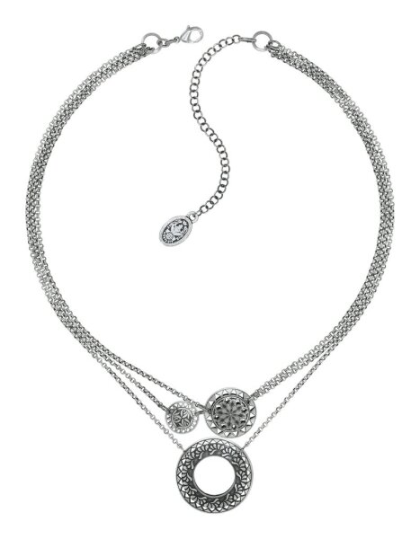 Konplott - Shades of Light - silver, antique silver, necklace