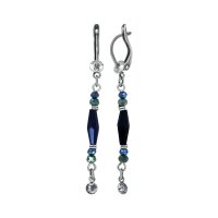 Konplott - Indian Summer - black, antique silver, earring...