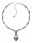 Konplott - Indian Summer - black, antique silver, necklace