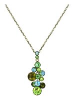 Konplott - Water Cascade - green, antique brass, necklace...