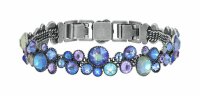 Konplott - Water Cascade - Blau, Lila, Antiksilber, Armband
