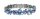 Konplott - Water Cascade - blue/lila, antique silver, bracelet