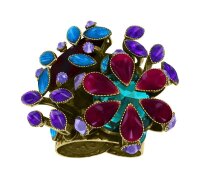 Konplott - Alien Anemone - multi, antique brass, ring