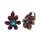 Konplott - Alien Anemone - multi, antique brass, earring eurowire
