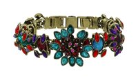 Konplott - Alien Anemone - multi, antique brass, bracelet